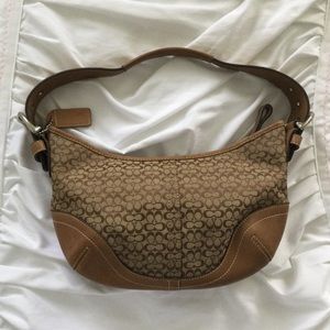 Coach brown shoulder bag/ purse